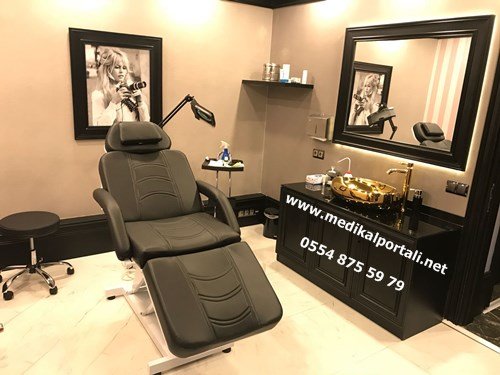 Profesyonel Cilt Bakım Estetik Saç Ekim Kozmetik Koltuğu 2 sahibinden satılık cilt bakım koltuğu