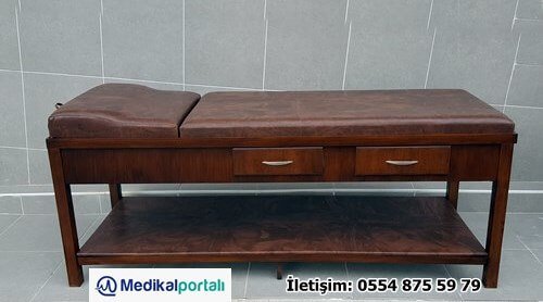 Ahşap Muayene Masası 2 Çekmeceli Alt Tablalı 2 hasta-muayene-masasi-sedyesi-ahsap-imalati-cekmeceli-fiyatlari-satis-yapan-firmalar