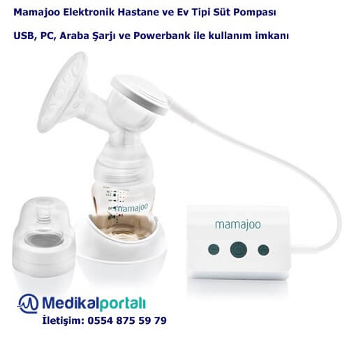 Mamajoo Hastane Tipi Süt Pompası Elektronik USB Tekli Göğüs Pompası 2
