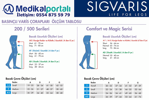 Sigvaris Traditional 500 Serisi Varis Çorapları Ana Bayisi 5